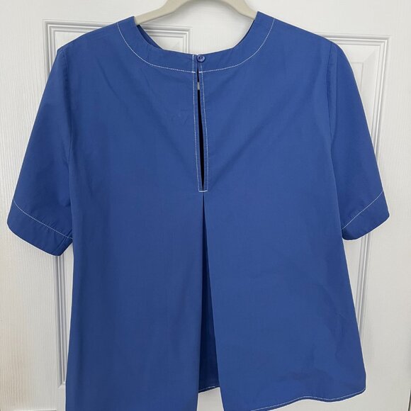 Anthropologie Maeve Short-Sleeve Swing Blouse - Picture 5 of 7